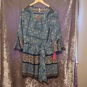 Paisley romper XXL